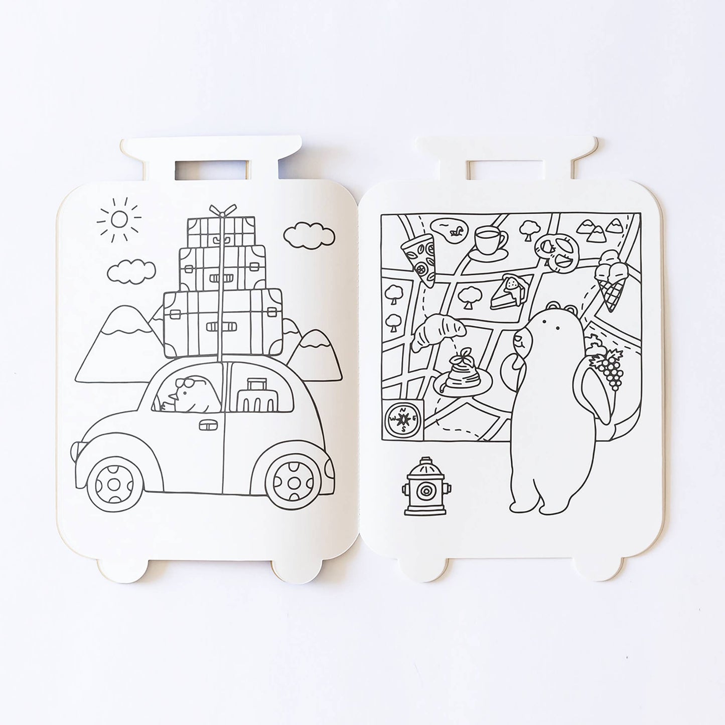 Jumbo Suitcase Paper Coloring Book