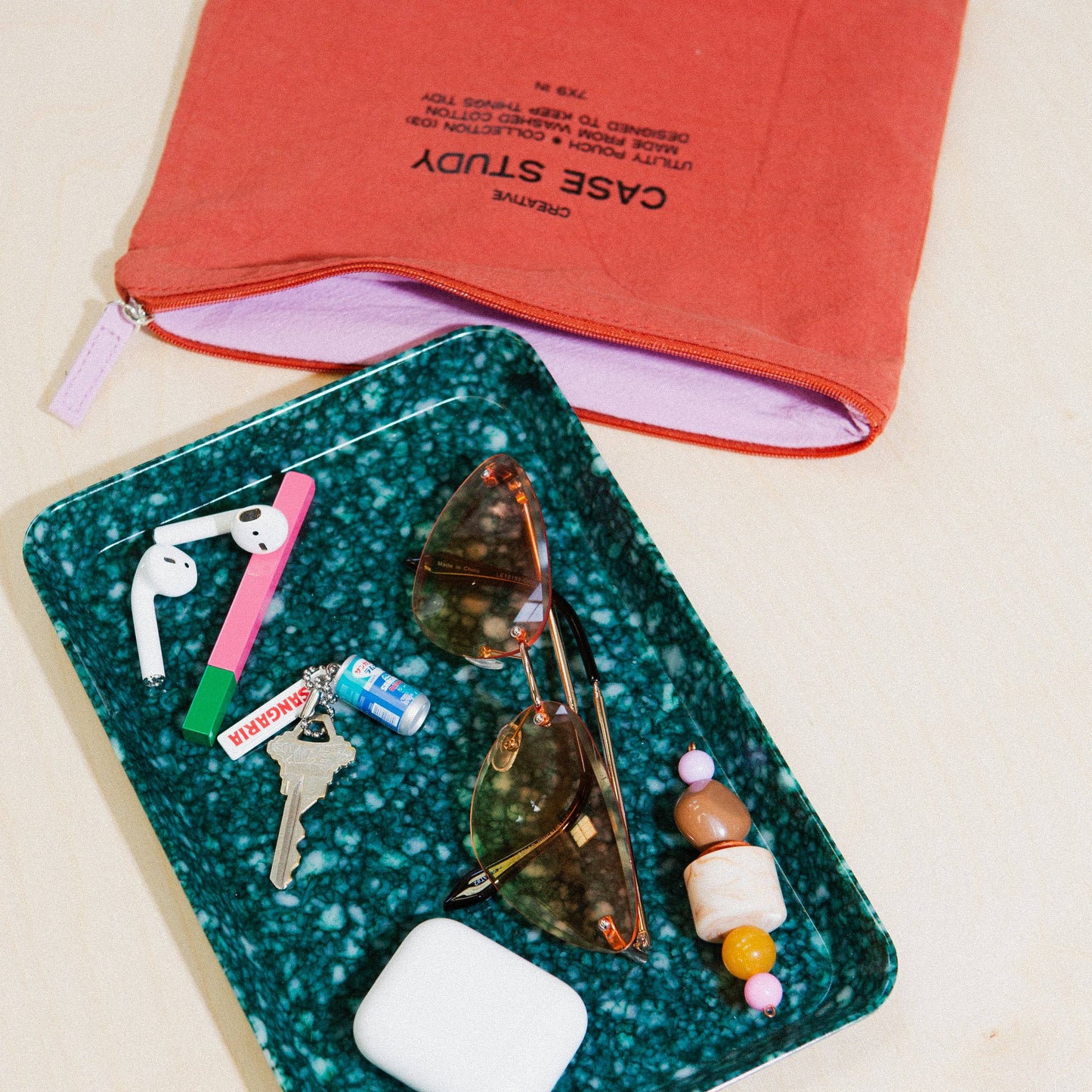 Zipper Go Pouch - Rust