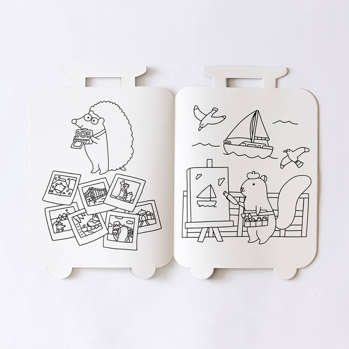 Jumbo Suitcase Paper Coloring Book