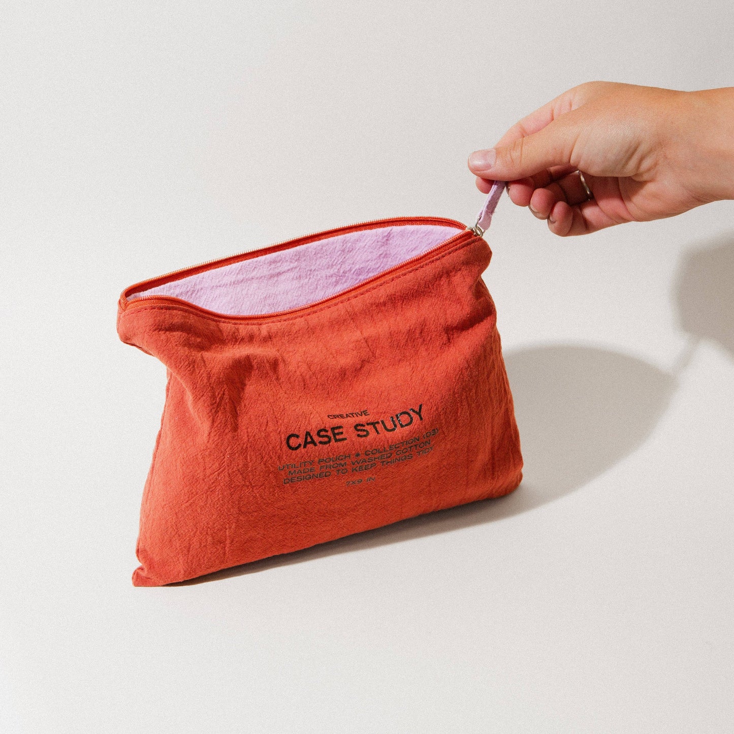 Zipper Go Pouch - Rust