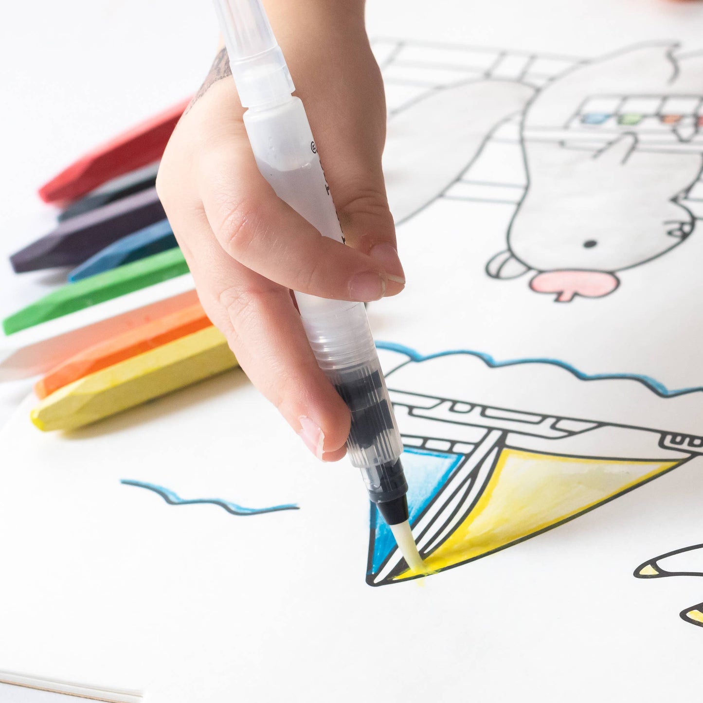 Jumbo Suitcase Paper Coloring Book