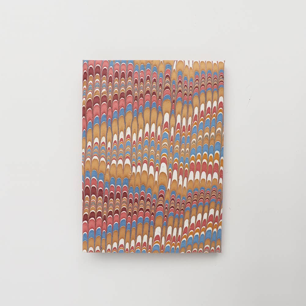 Hand Marbled Greeting Card Set - DESERT PEBBLES