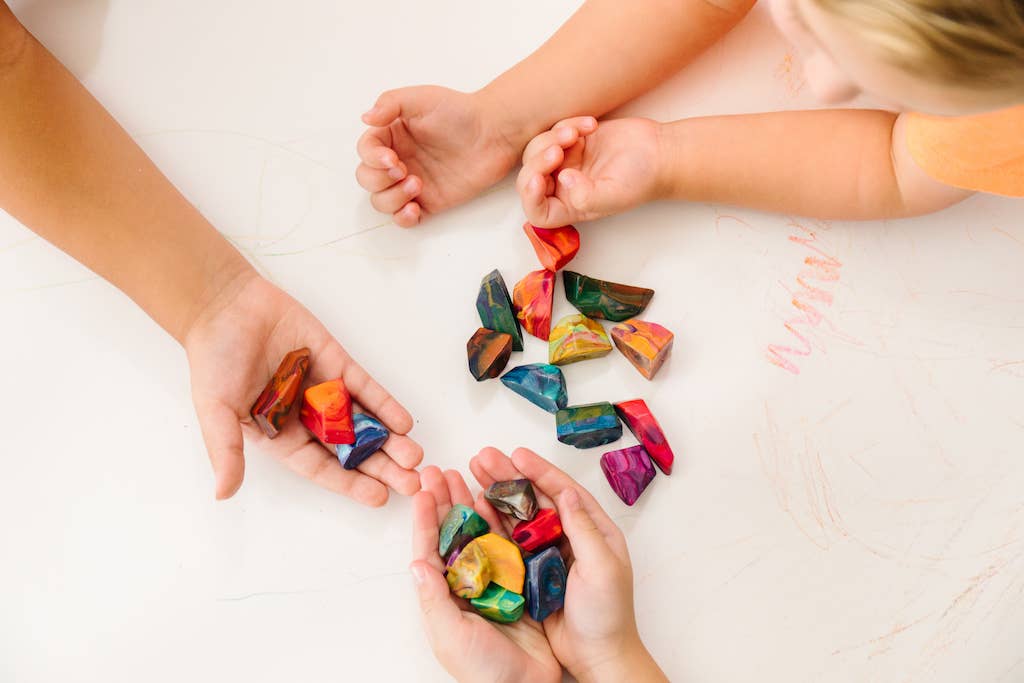Rainbow Rock Original Rainbow Crayon® Bag of 15 Rock Crayons