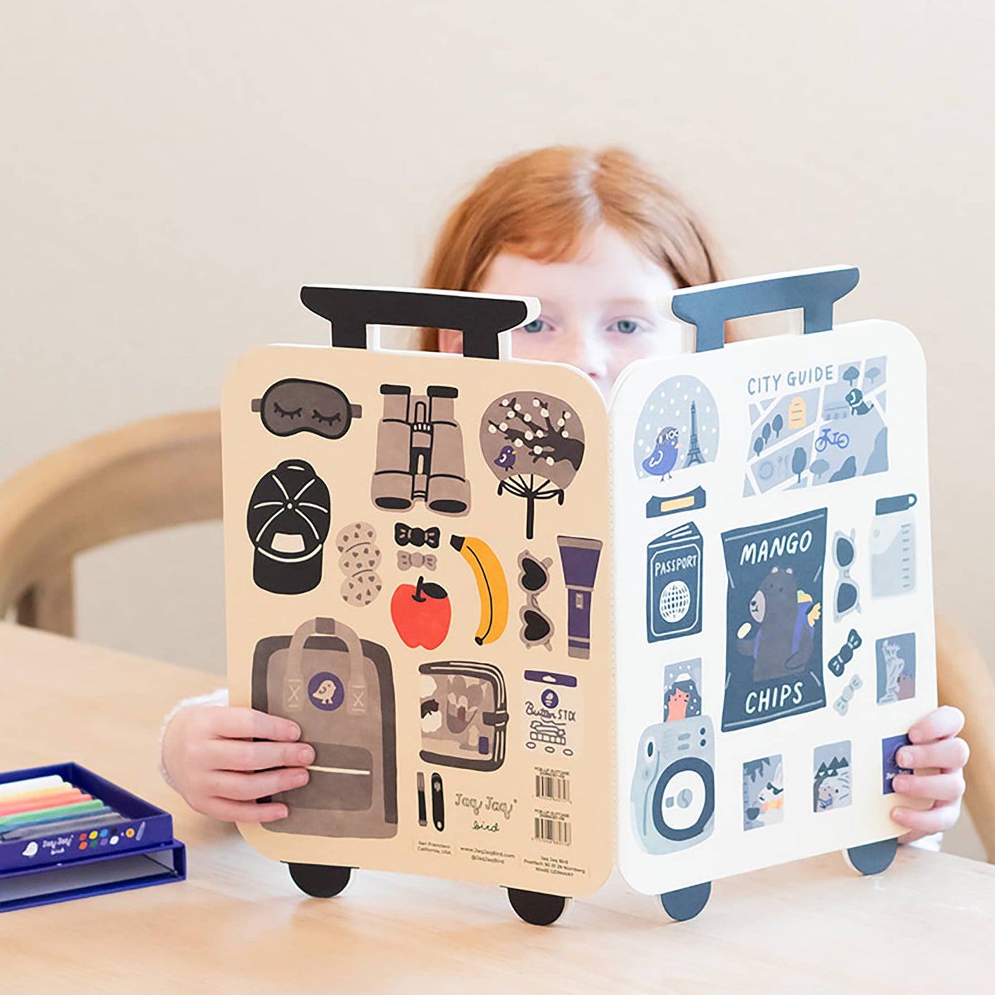 Jumbo Suitcase Paper Coloring Book