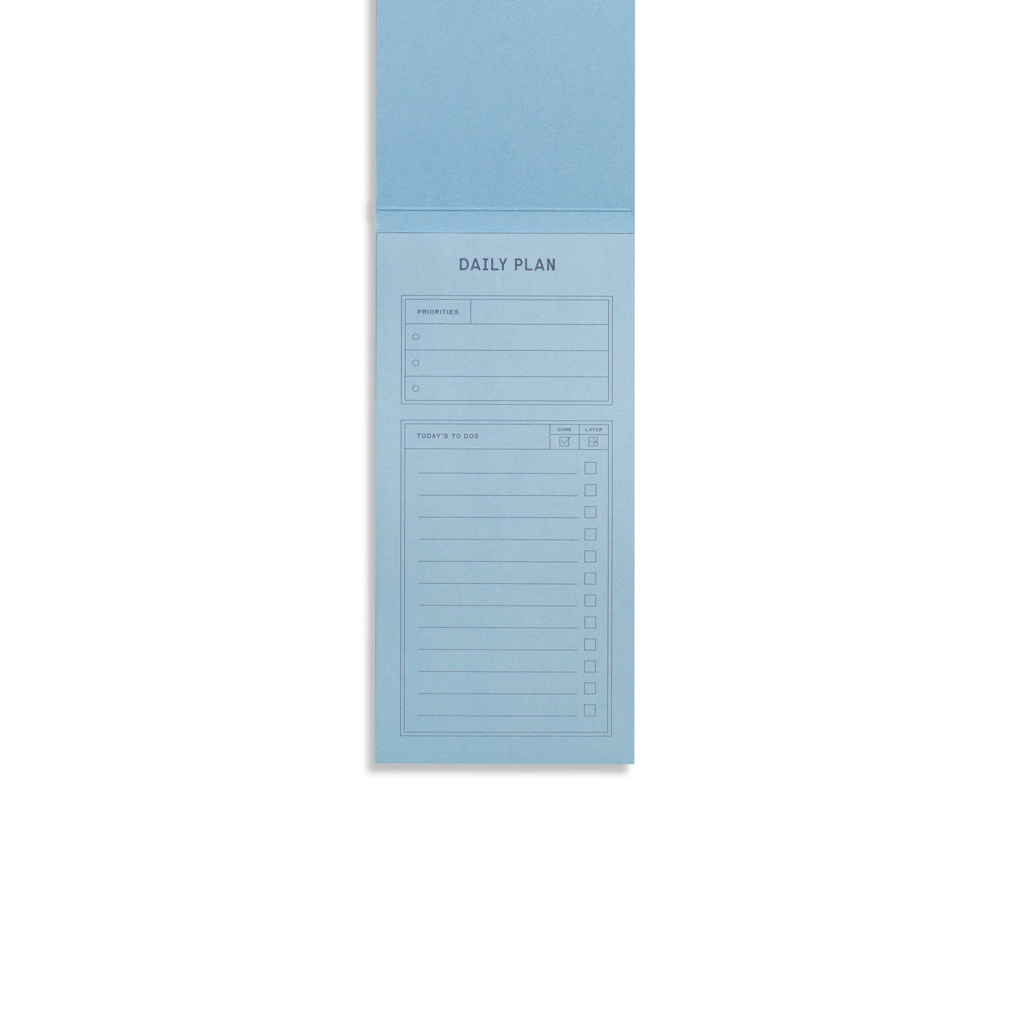 Daily Plan List Pad