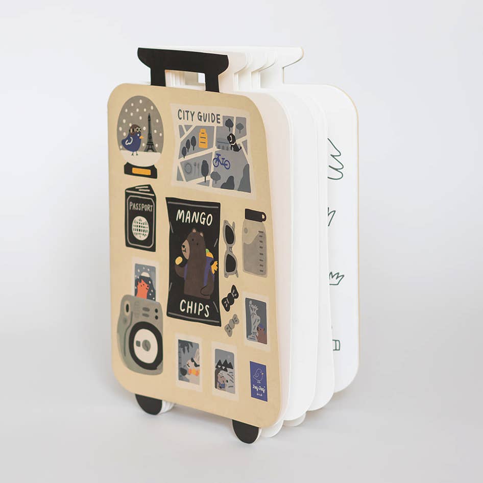 Jumbo Suitcase Paper Coloring Book