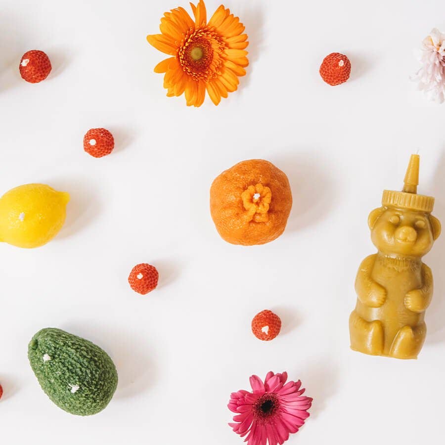 Strawberry Candles, 10 Pack | Happy Organics