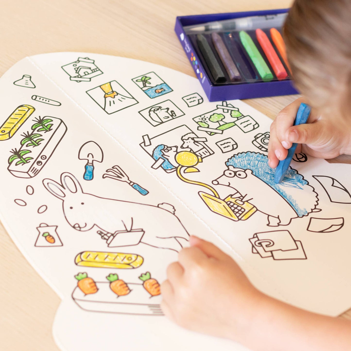 Rocket Jumbo Paper Coloring Book