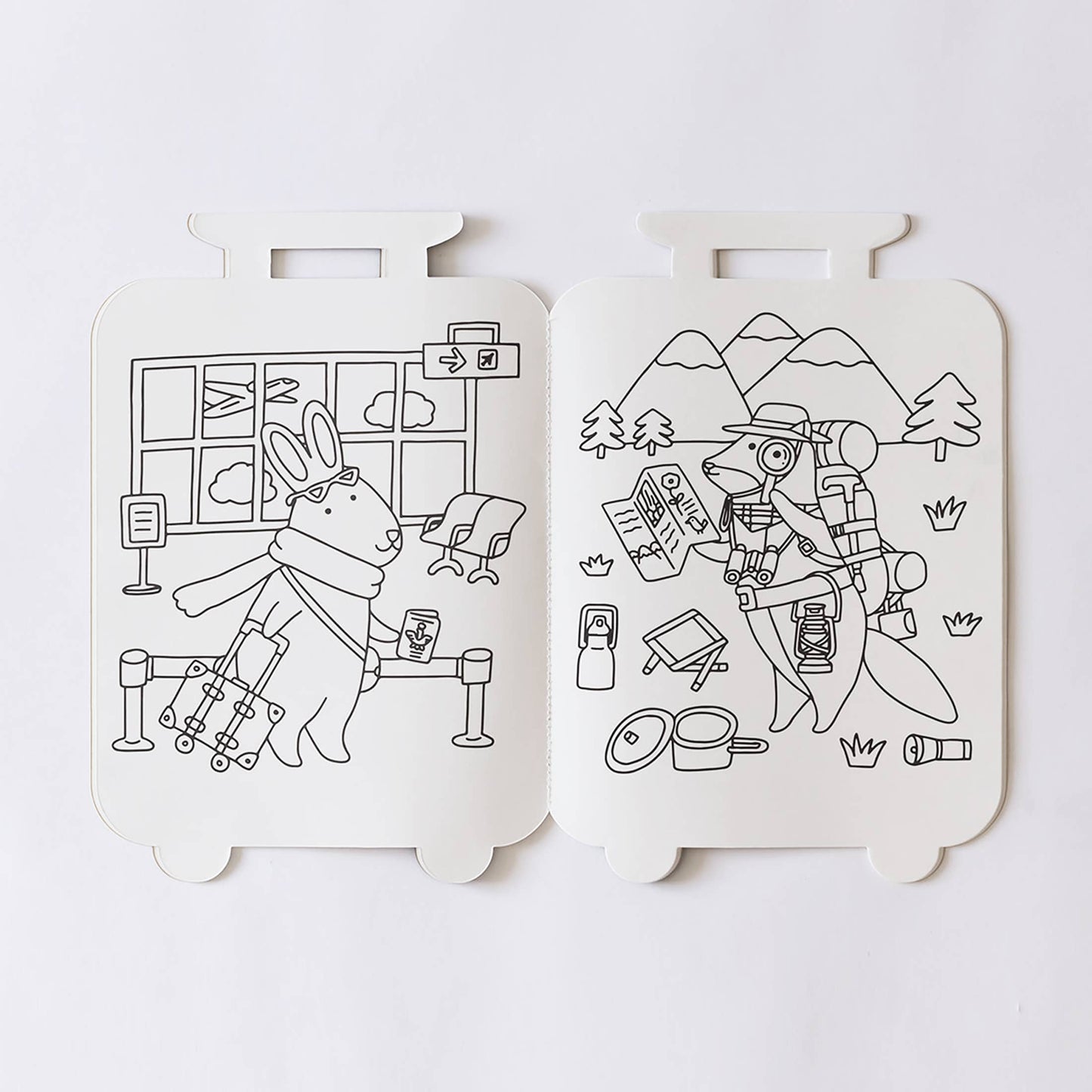 Jumbo Suitcase Paper Coloring Book