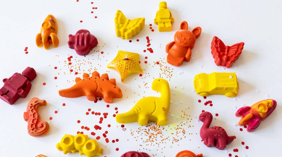 Handmade Crayons - NATURE THEME - Crayons faits à la main