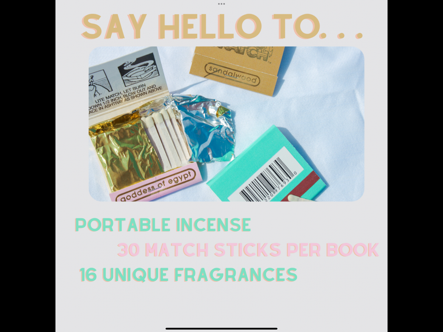 Incense Match – Single Packet