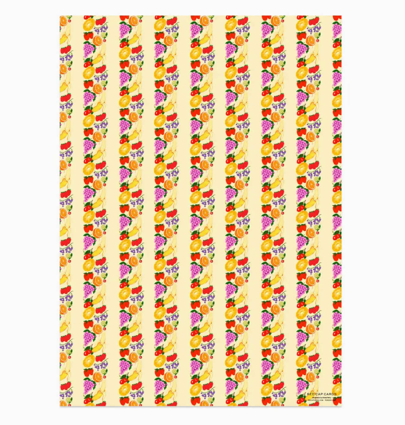 Fruit Stripe Wrapping Paper