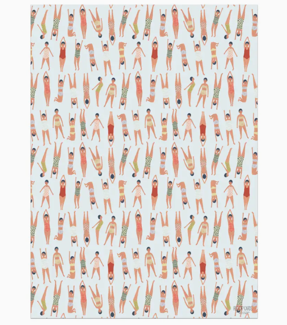Swimmers Wrapping Paper