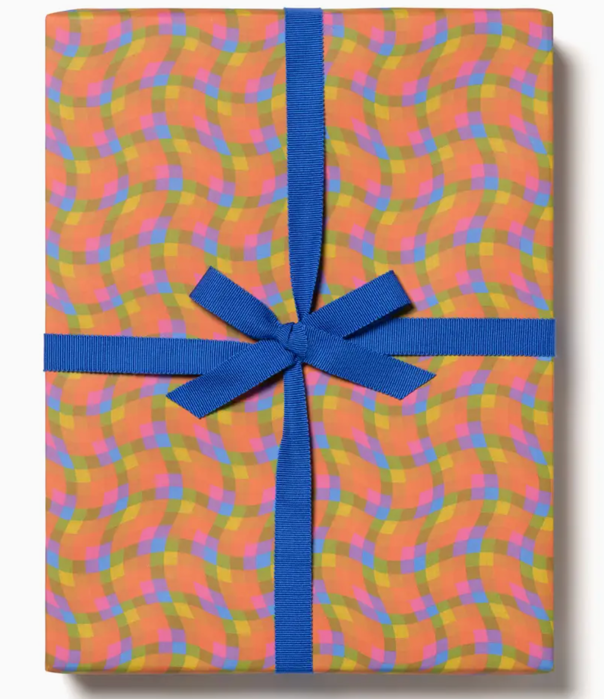 Trippy Checker Wrapping Paper