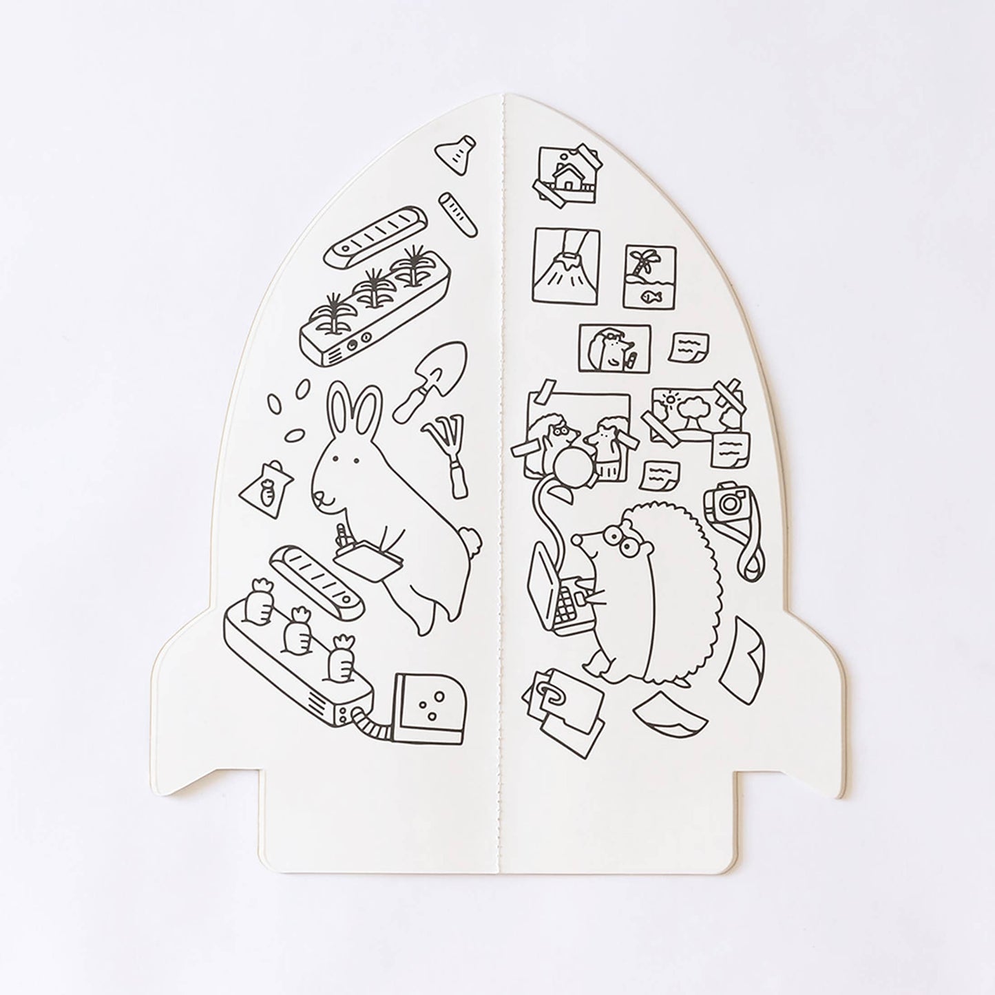 Rocket Jumbo Paper Coloring Book