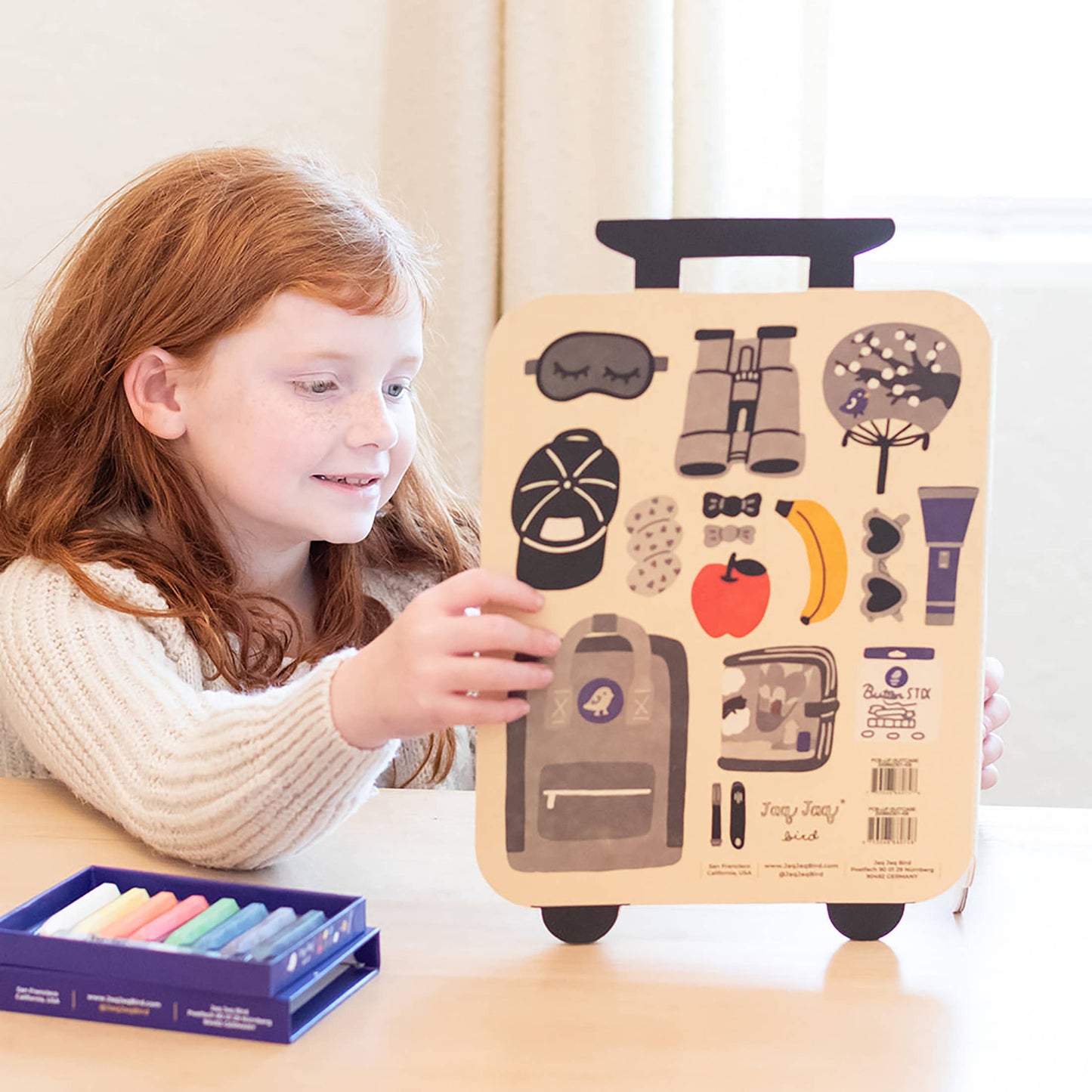Jumbo Suitcase Paper Coloring Book