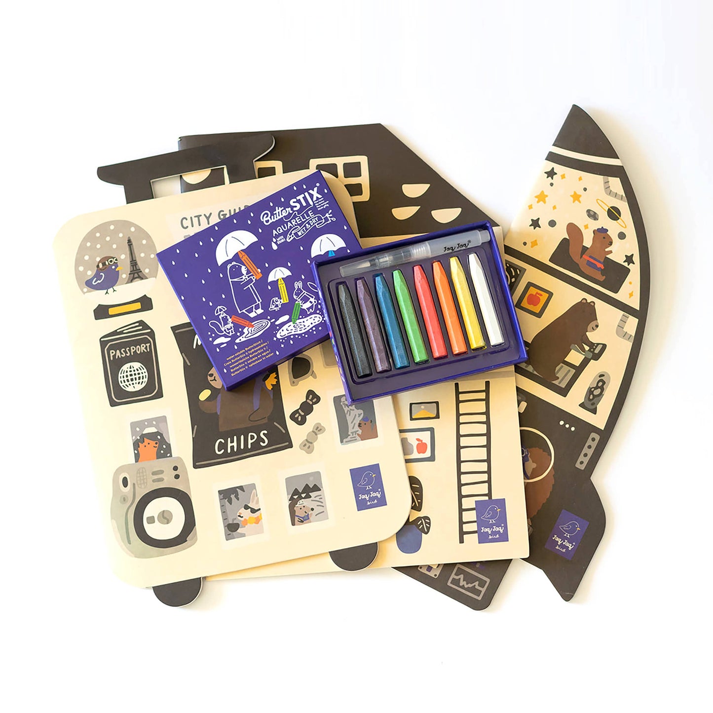 Jumbo Suitcase Paper Coloring Book