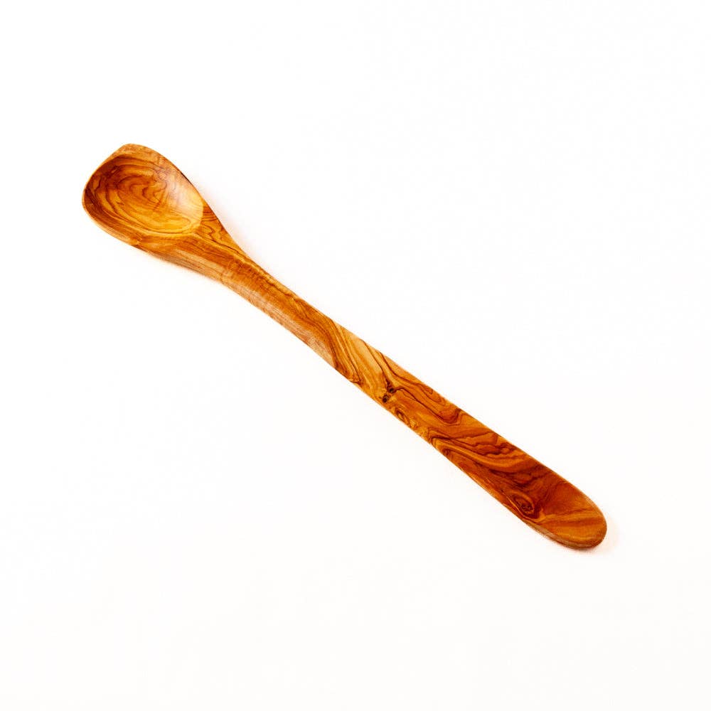 Extra Long Handled Olive Wood Cooking Spoon