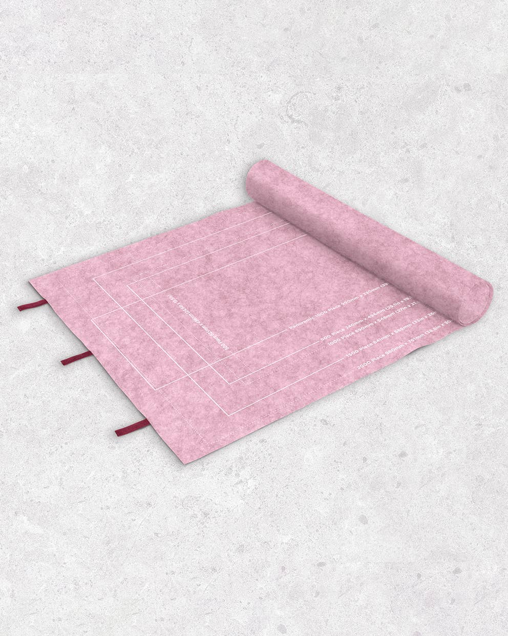 Portable Felt Roll-Up Jigsaw Puzzle Storage Mat