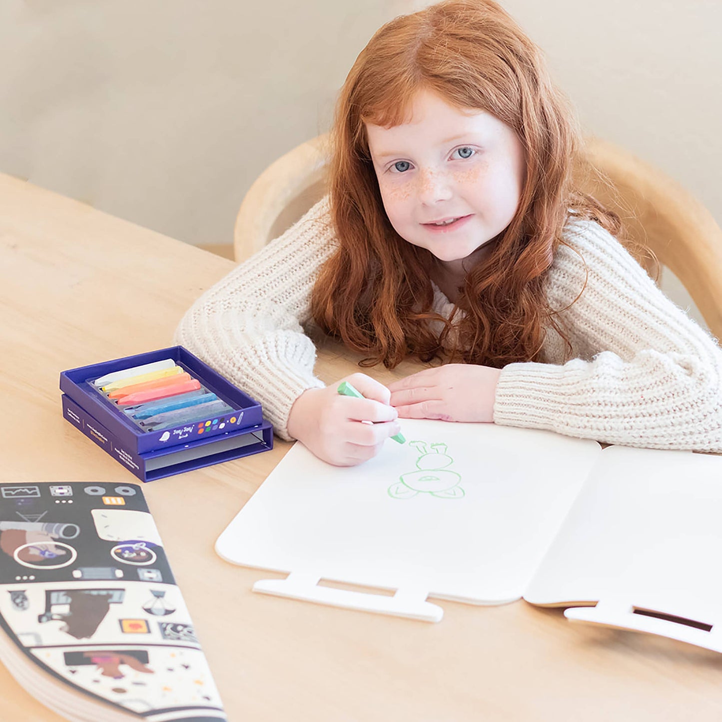 Jumbo Suitcase Paper Coloring Book