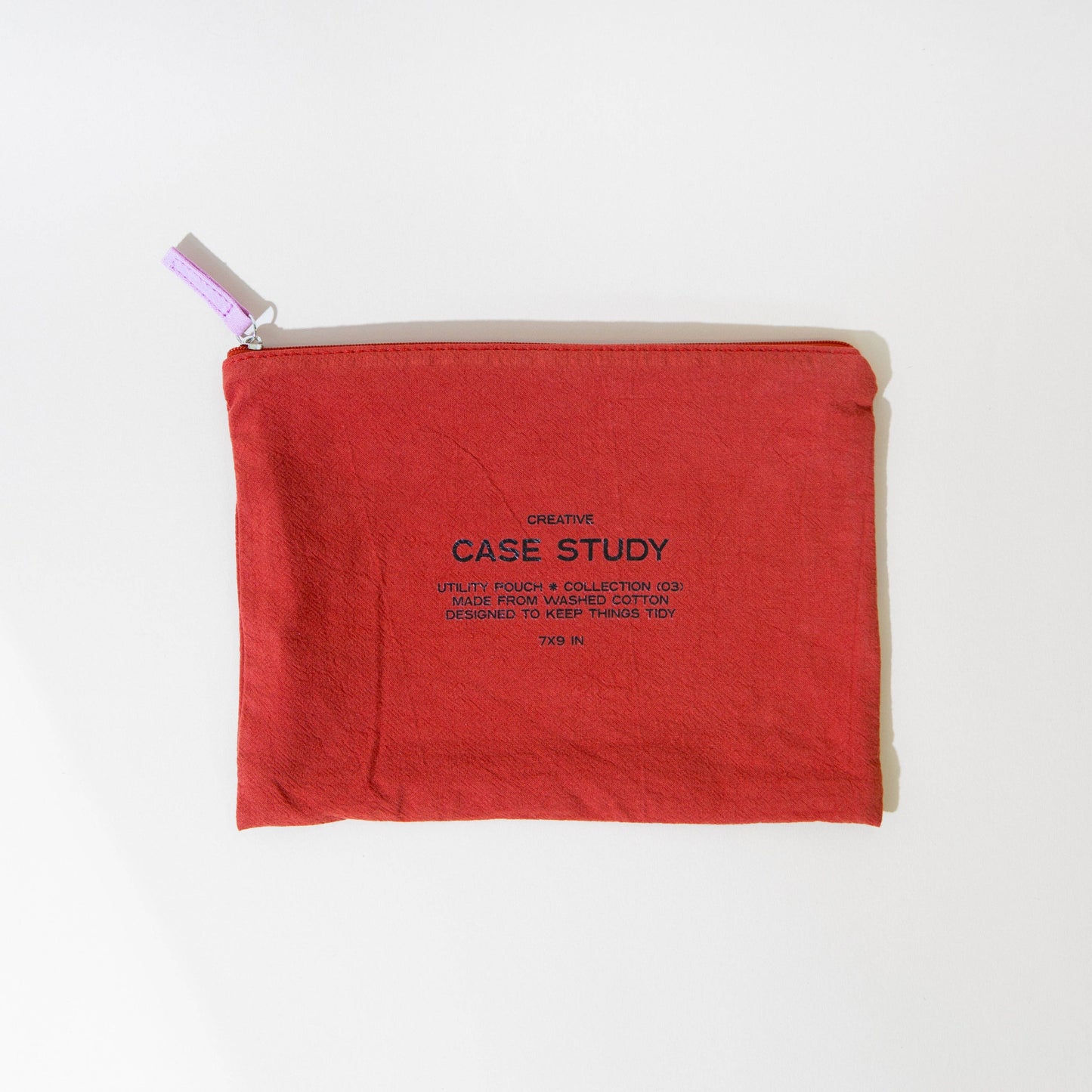 Zipper Go Pouch - Rust