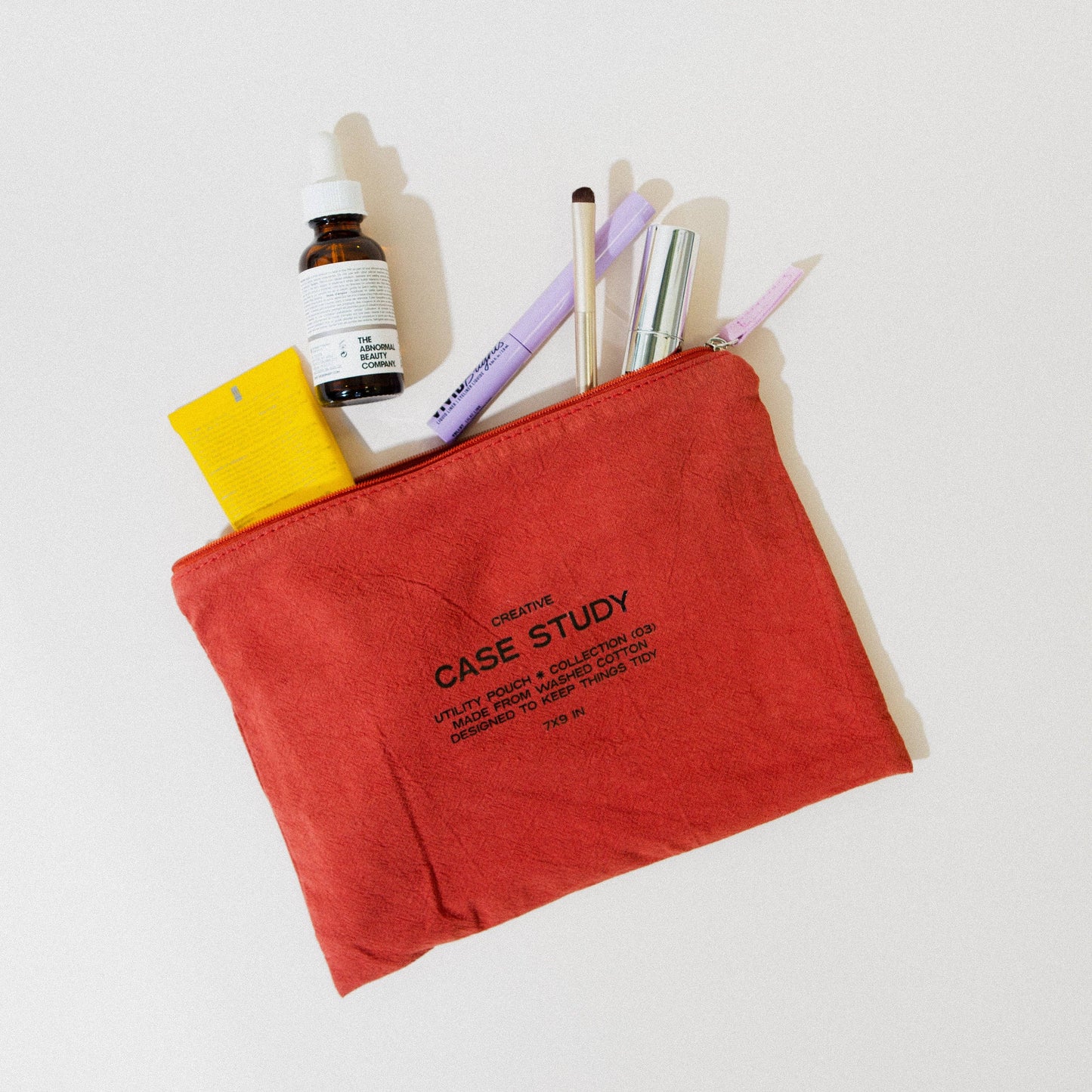 Zipper Go Pouch - Rust