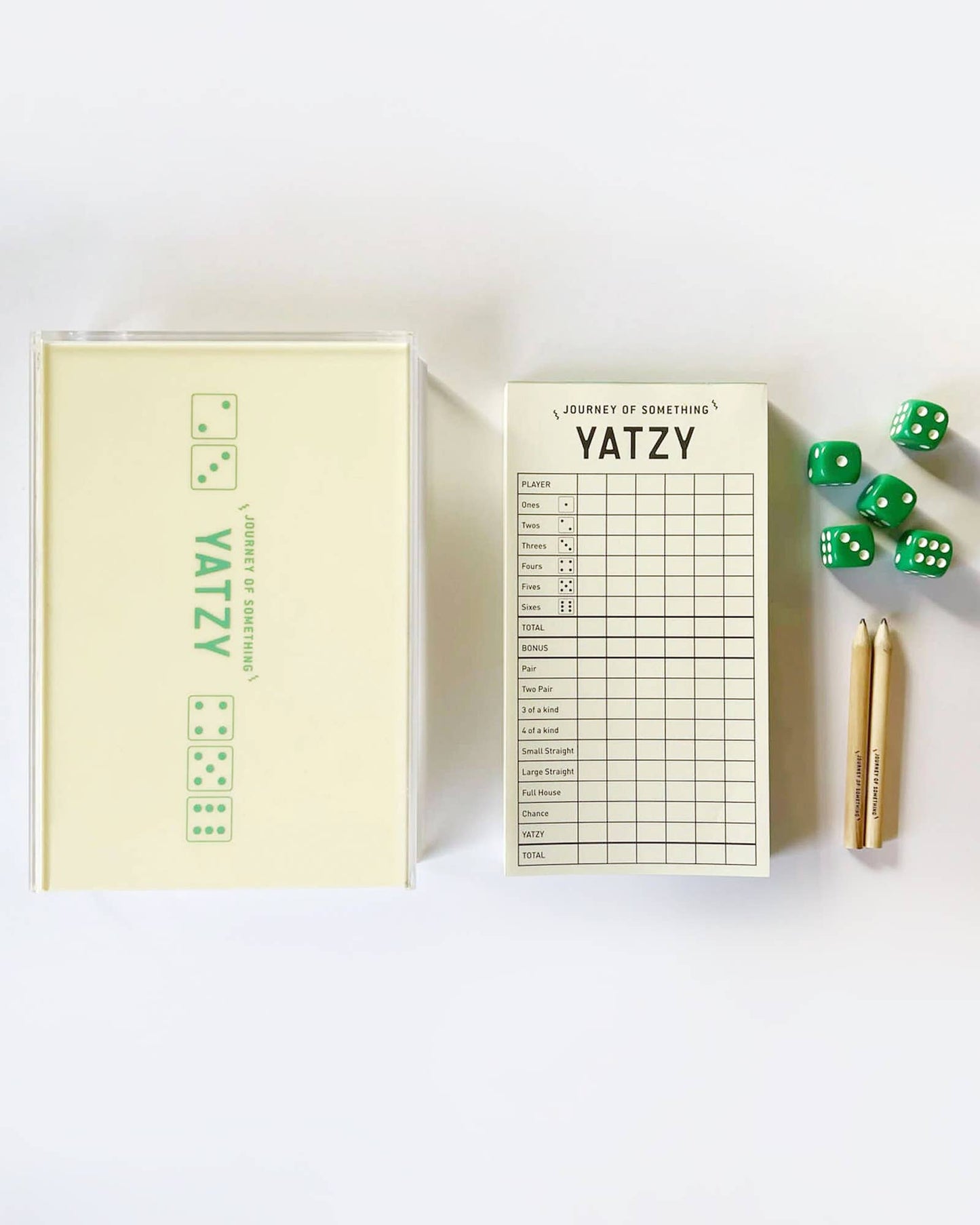 Yatzy Dice Game Set
