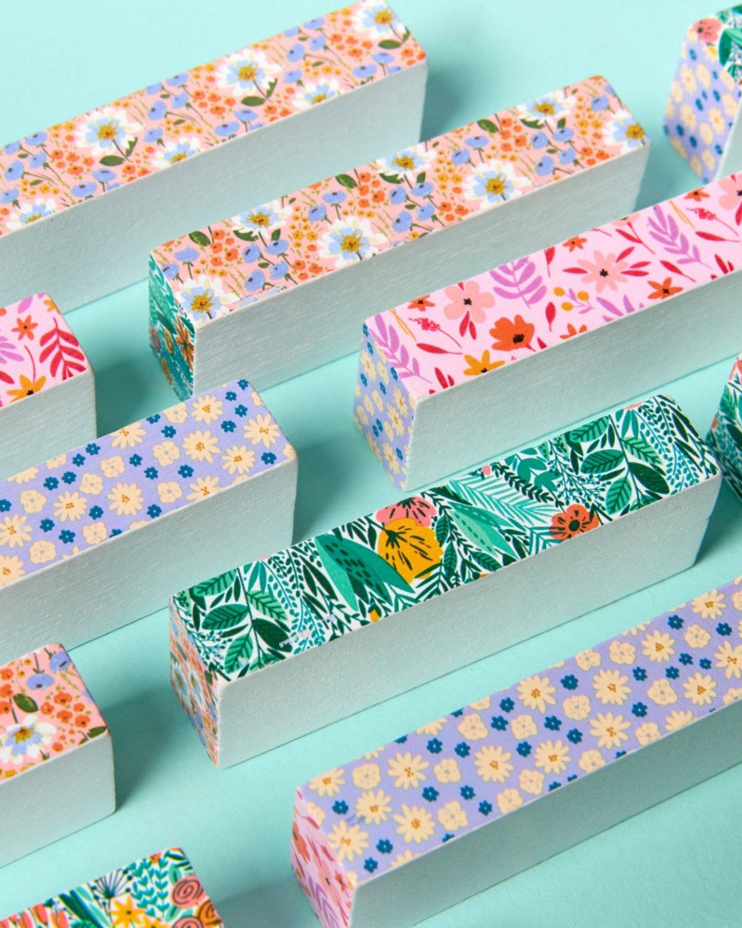 Floral Tumbling Tower Game