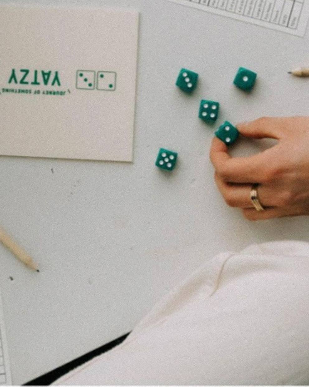 Yatzy Dice Game Set