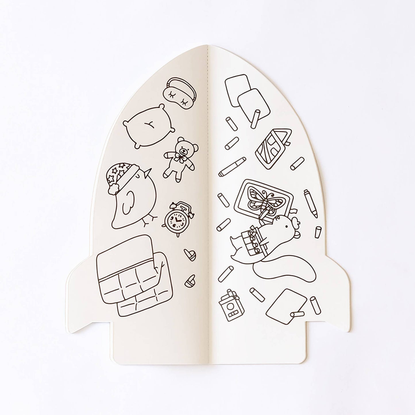 Rocket Jumbo Paper Coloring Book