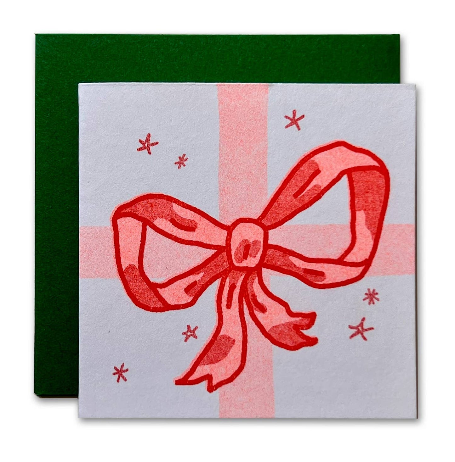 Bow Risograph Tiny Card