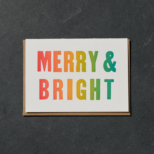 Merry & Bright Holiday Card