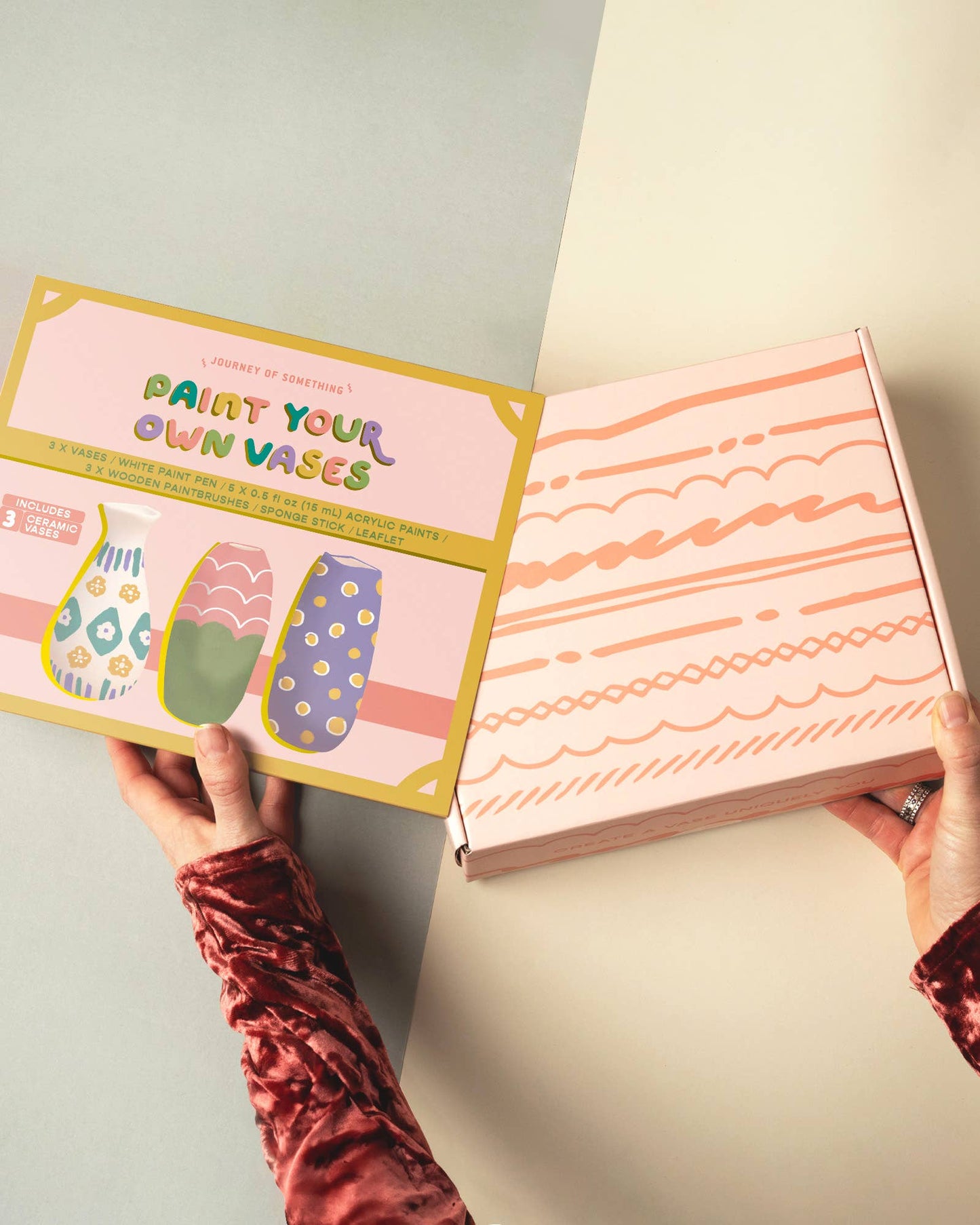 DIY Ceramic Vase Painting Kit