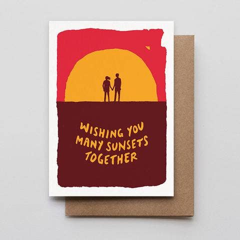 Wishing You Many Sunsets Together Card | Hammerpress