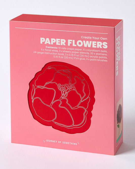 Paper Flower Making Craft - DIY Adult Craft Kit