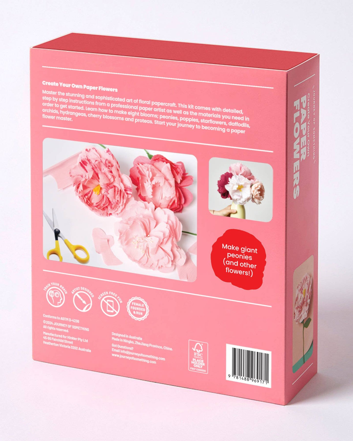 Paper Flower Making Craft - DIY Adult Craft Kit