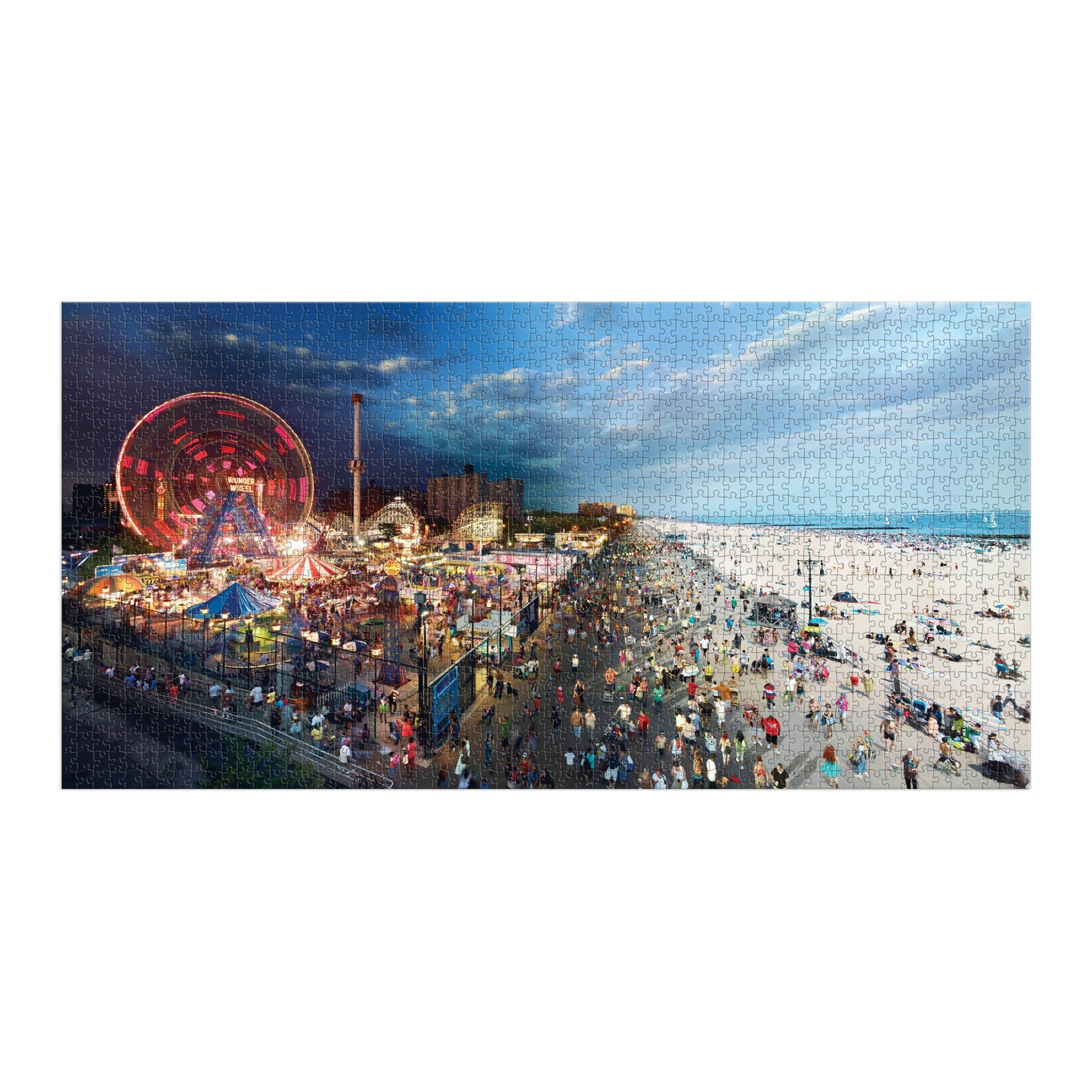 Coney Island Day to Night 1500 Piece Puzzle