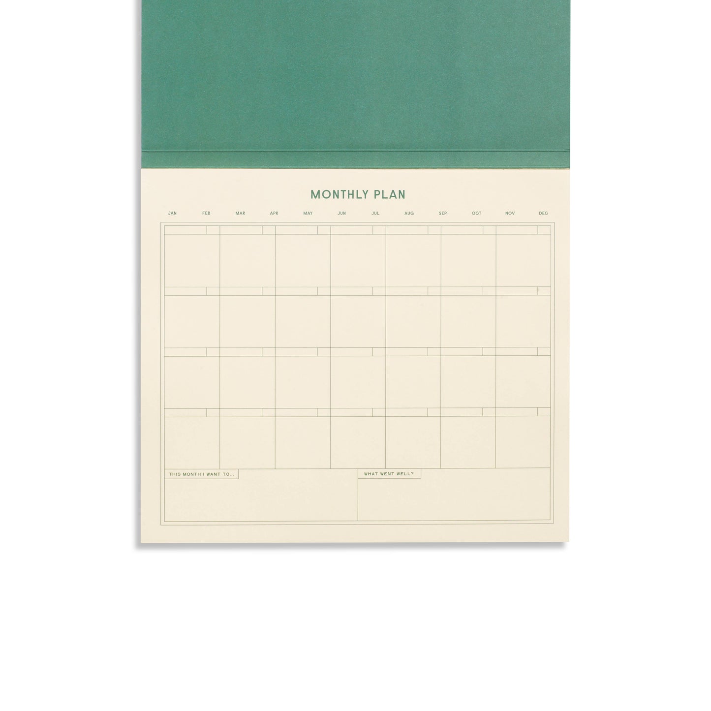 Papier Monthly Desk Planner