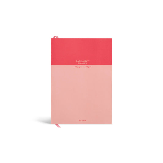 Colorblock A5 Softcover Undated Page a Day Planner