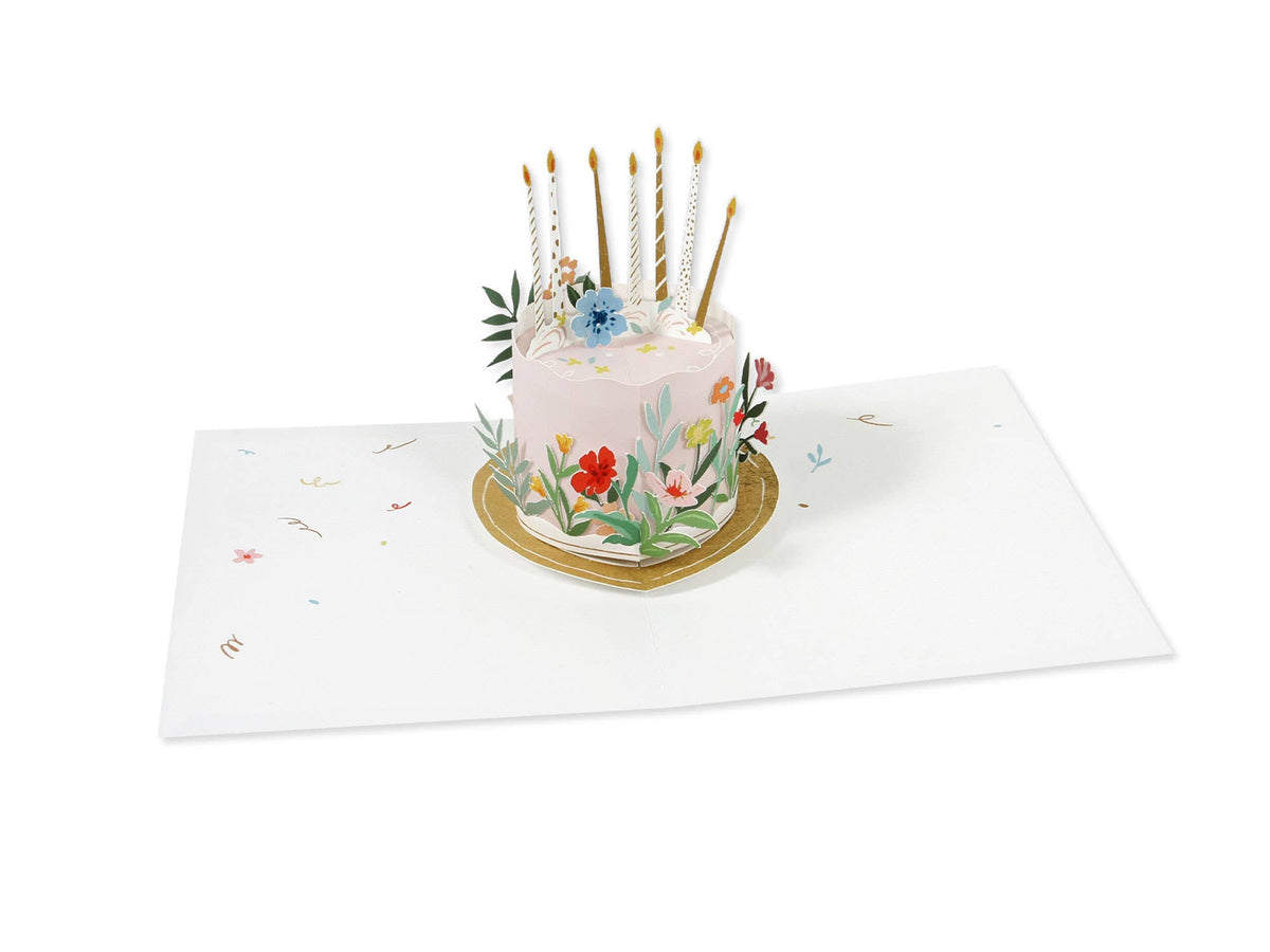 Pop-Up Birthday Card- Cake with Candles