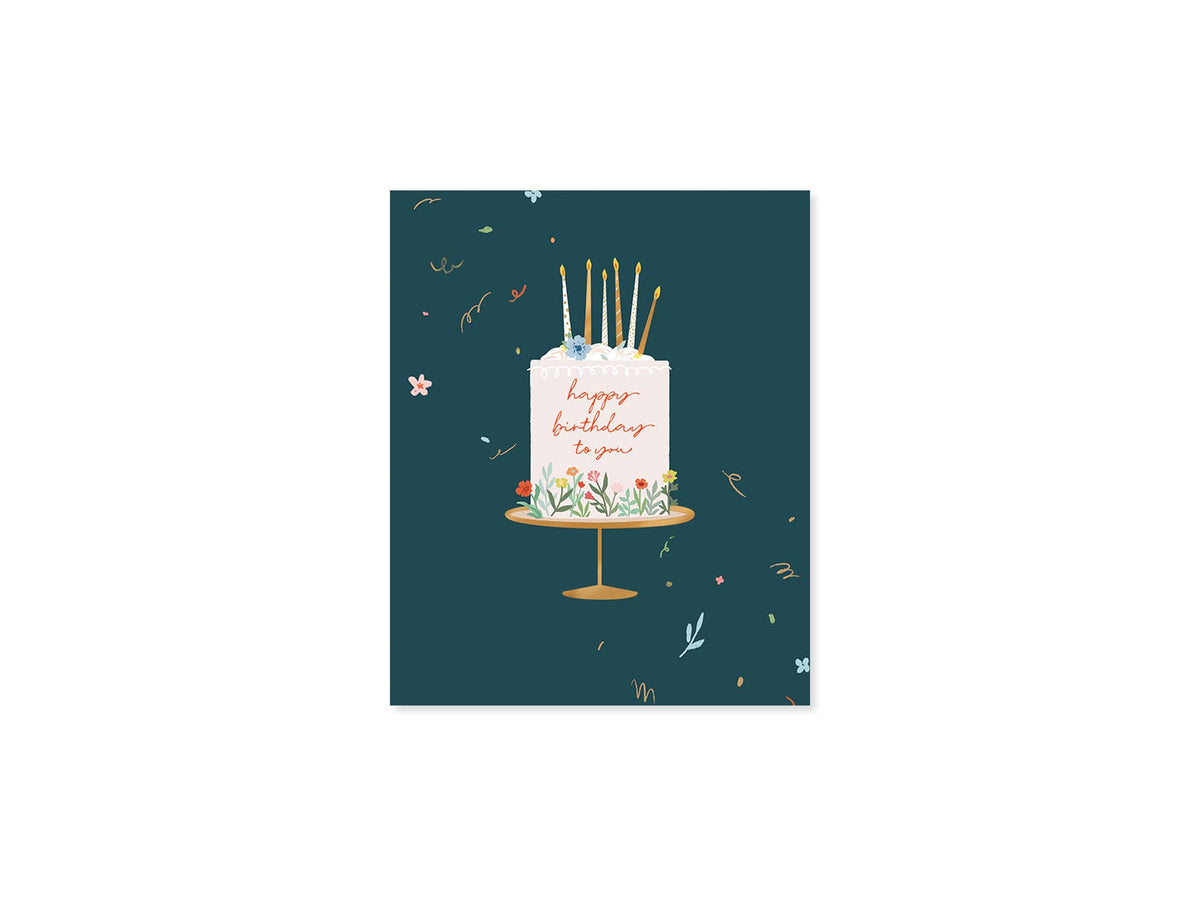 Pop-Up Birthday Card- Cake with Candles