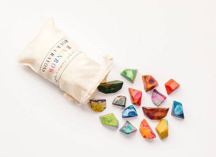 Rainbow Rock Original Rainbow Crayon® Bag of 15 Rock Crayons