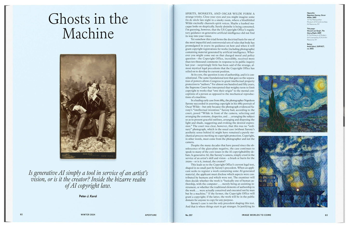 Image Worlds to Come: Photography & AI: Aperture No. 257, Winter 2025