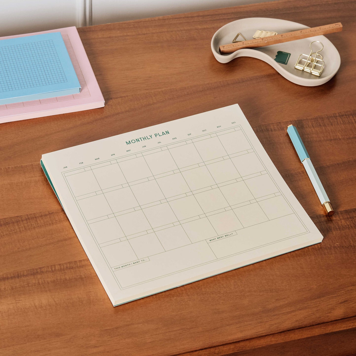 Papier Monthly Desk Planner