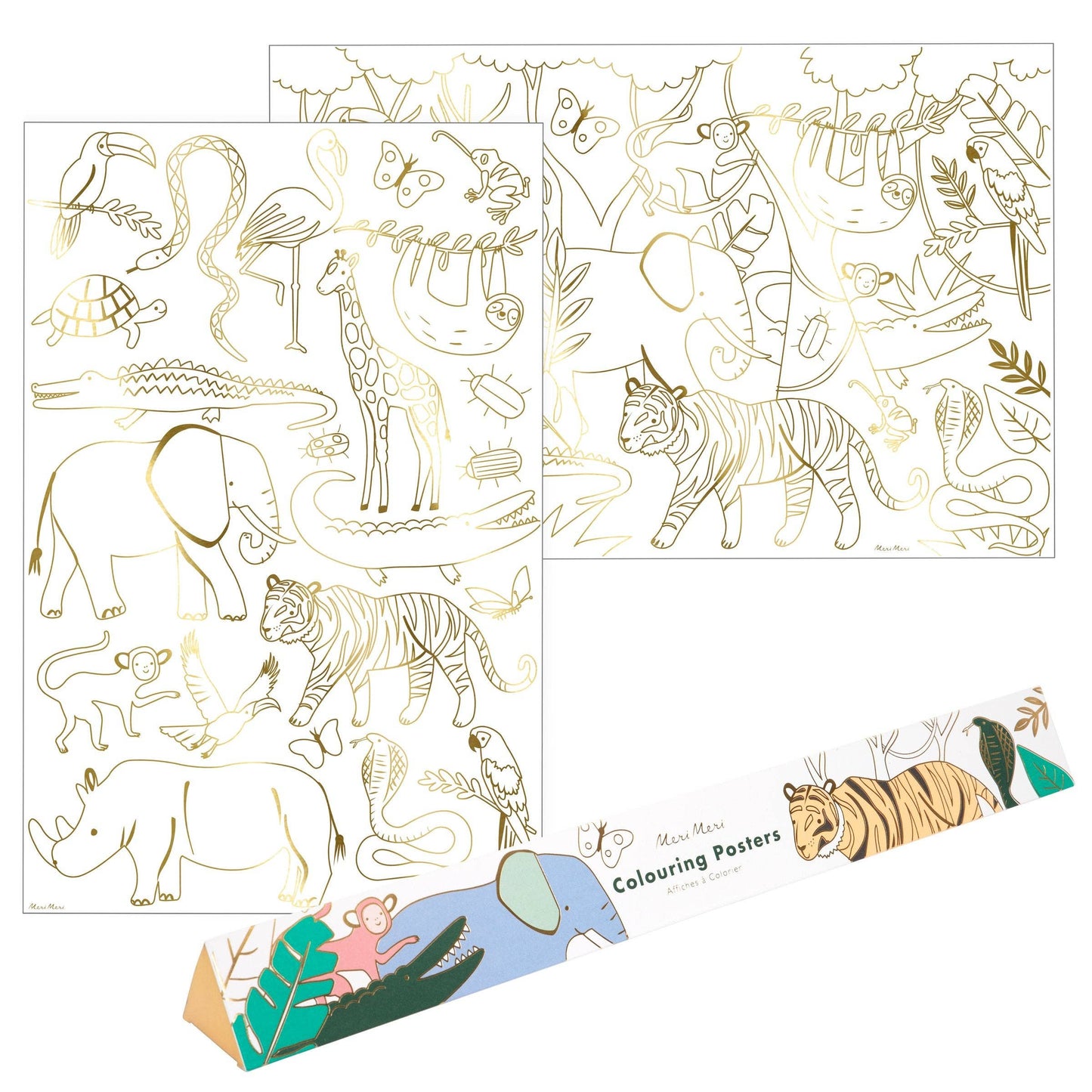 Jungle Colouring Posters