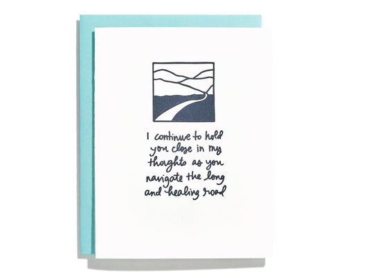 Healing Road - Greeting Card