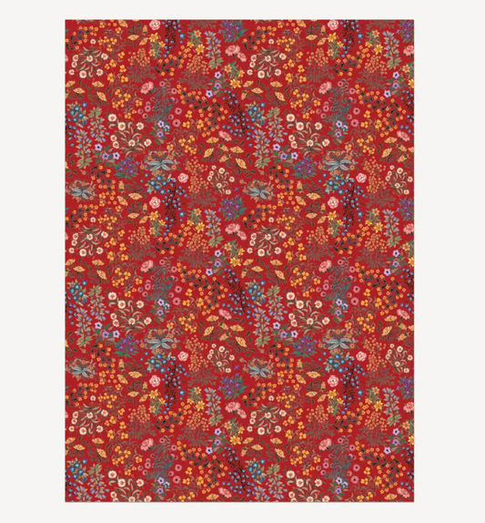 Red Plum Wrapping Paper