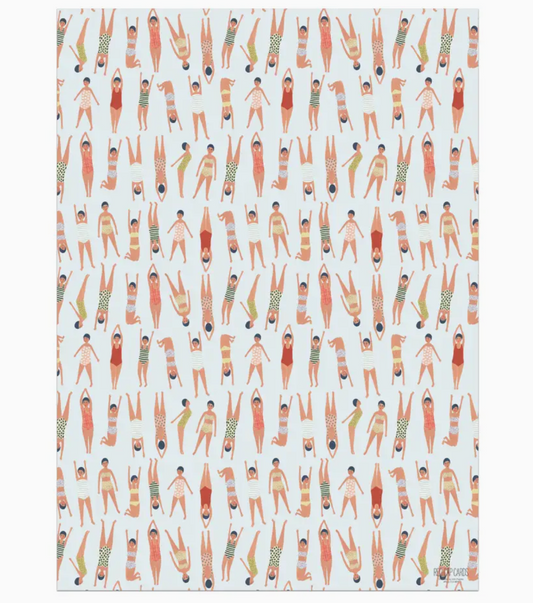 Swimmers Wrapping Paper