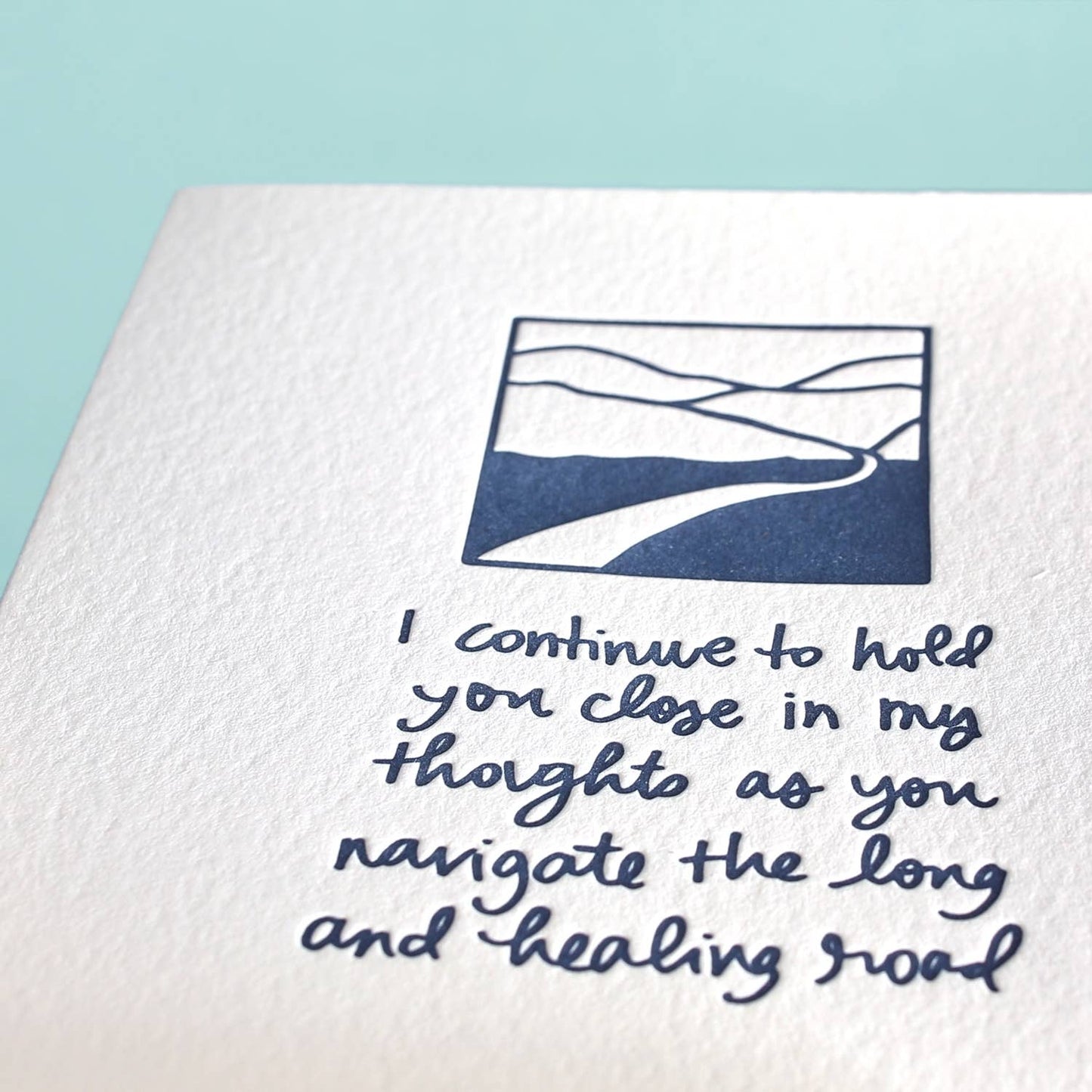 Healing Road - Greeting Card