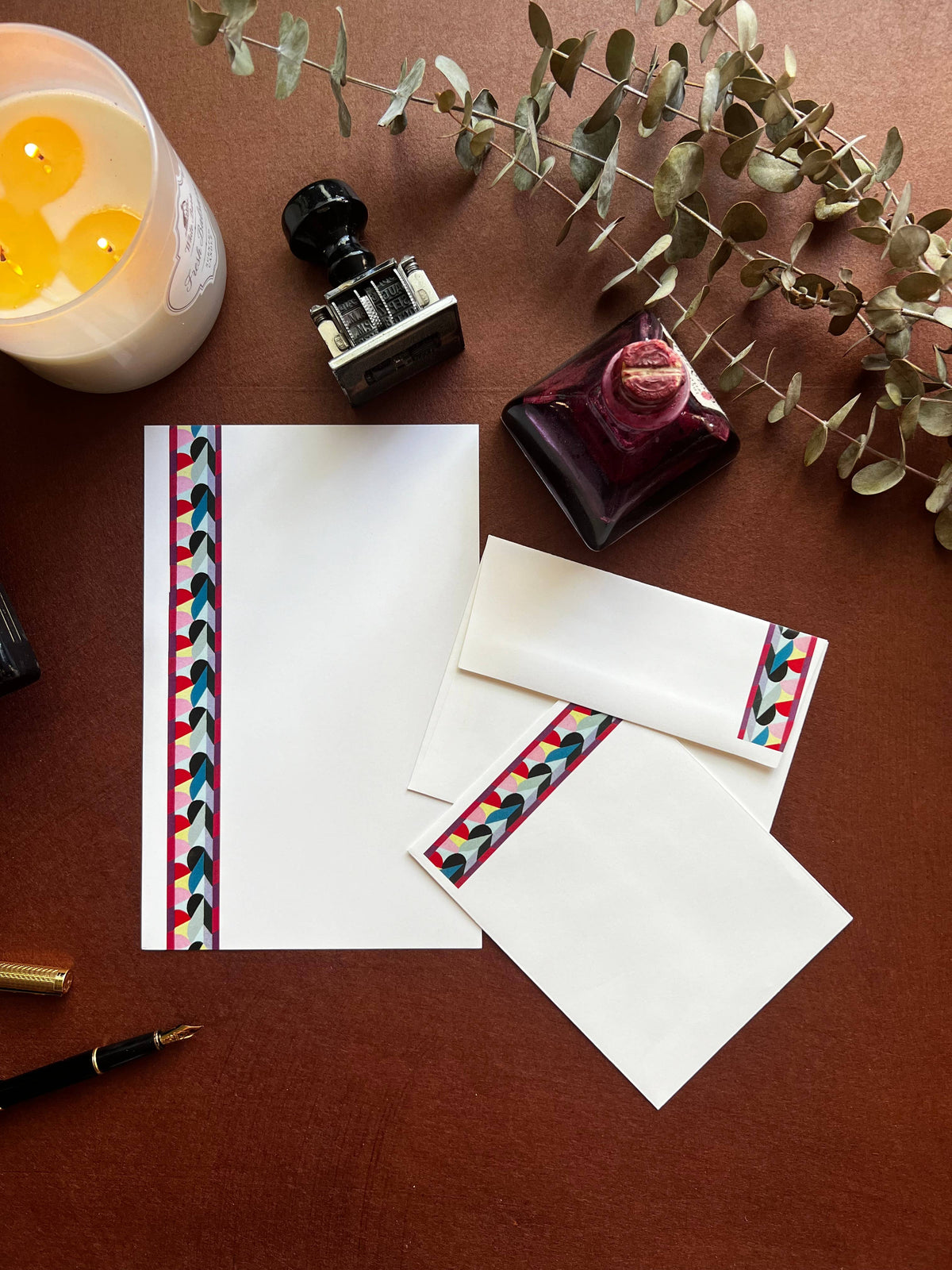 Art Deco Letter Writing Set